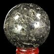 Polished Pyrite Sphere - Peru #65101-1